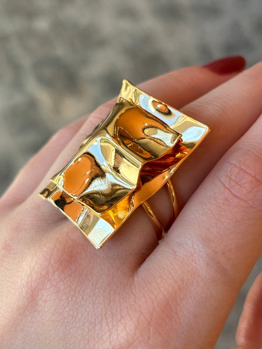 Anel La Isla Quadrado