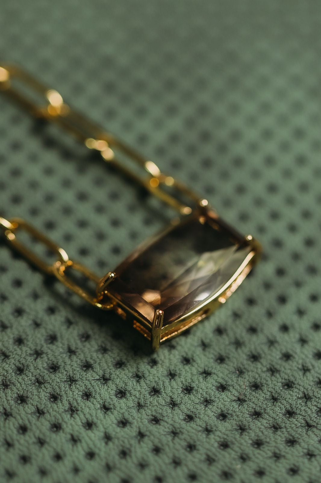 Colar Cristal Fumê
