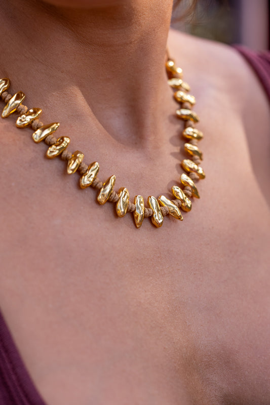 Colar Spring Corda Nude