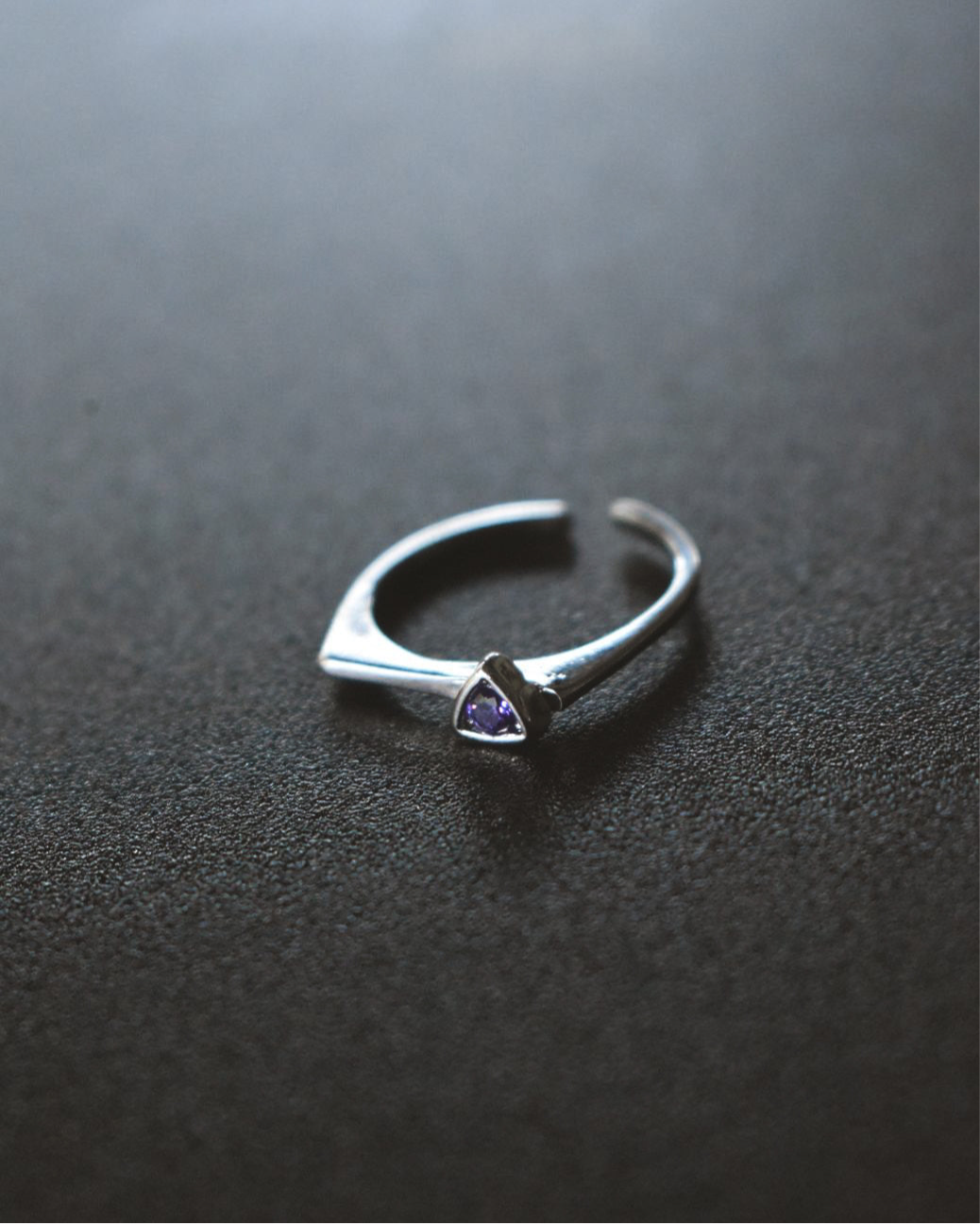 Anel Square Tierra Prata