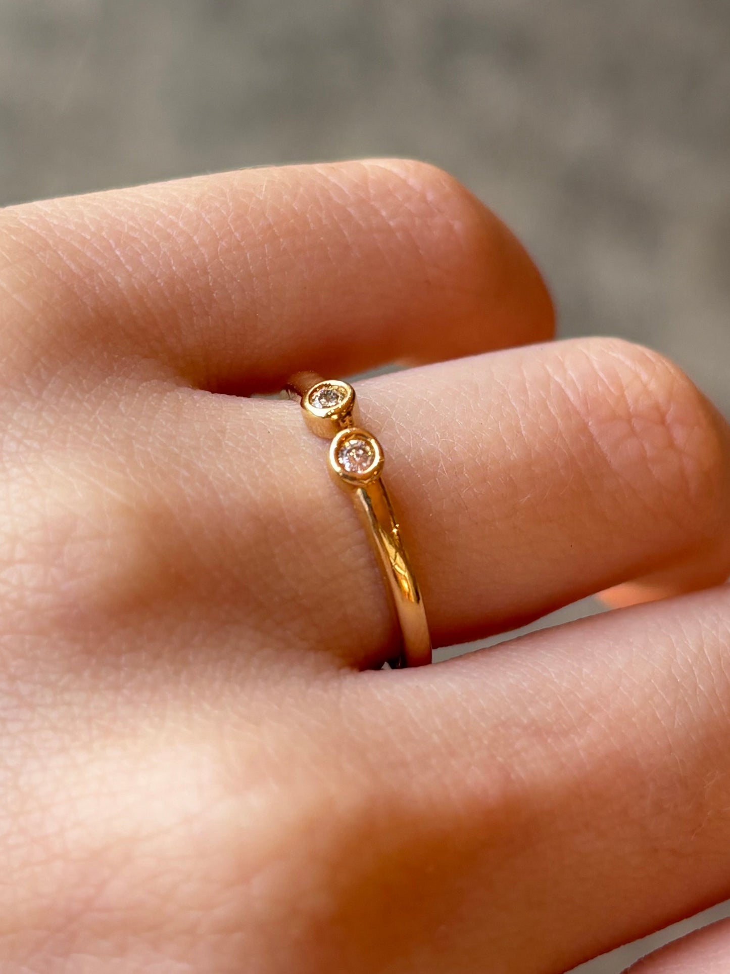 Anel Mindinho 2 Pontos De Luz Regulável