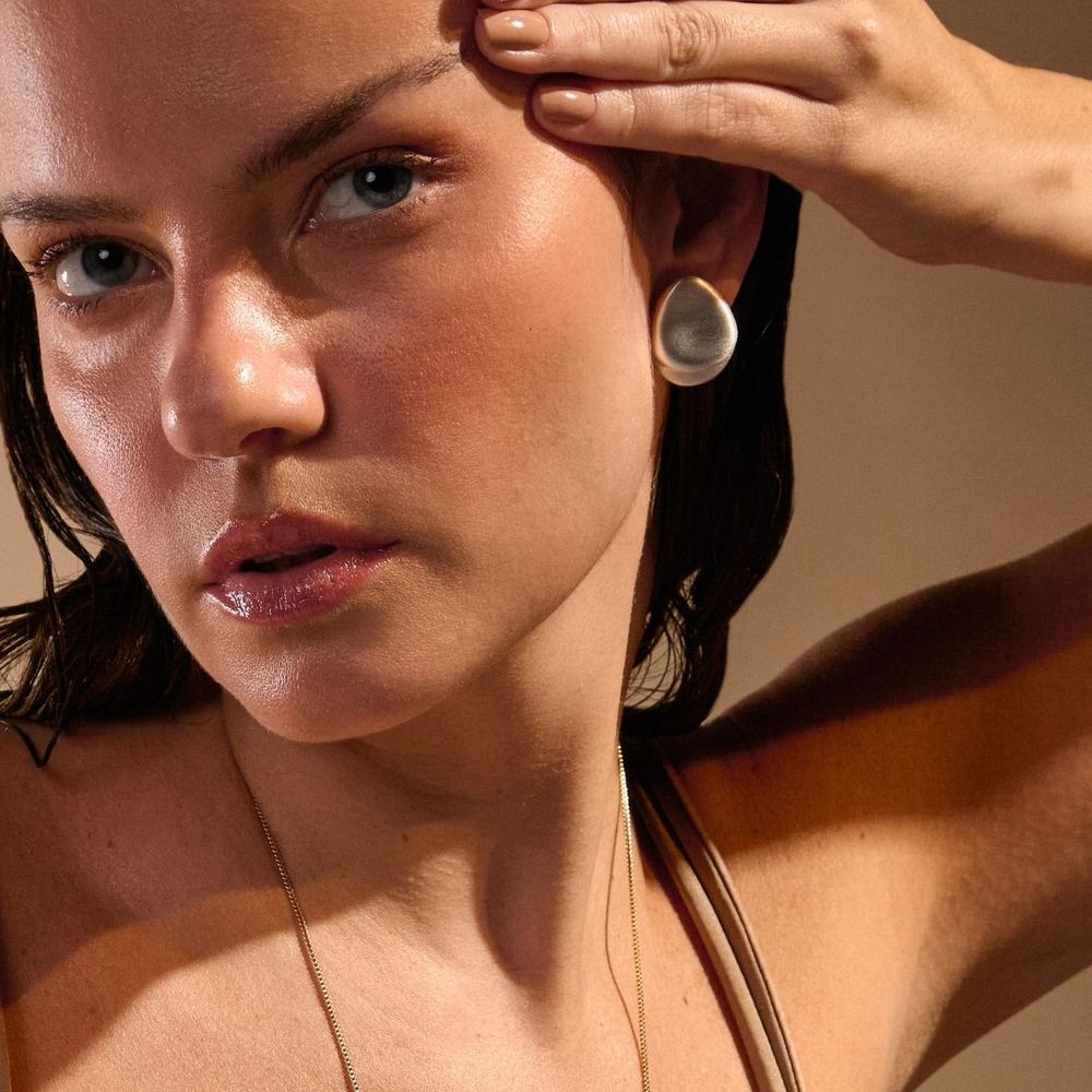 Brinco Bottom Minimal prata