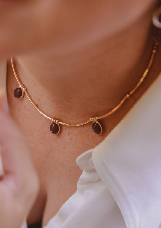 Choker Nômade Marrom