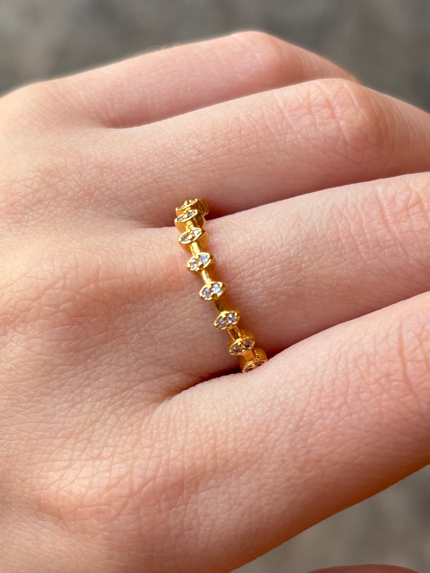 Anel Trilho Cravejado 19