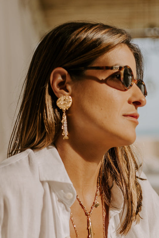 Brinco Concha Sardinha Listrada