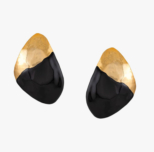 Brinco Face Esmaltado Black