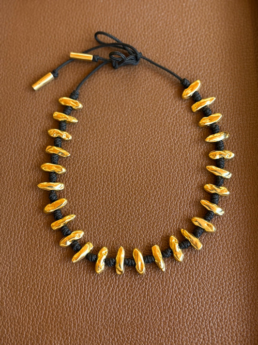 Colar Spring Corda Black