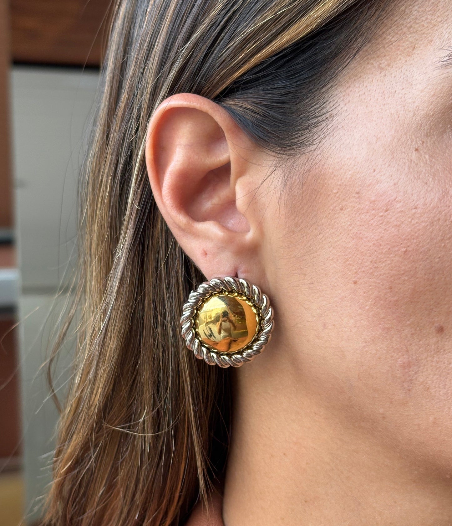 Brinco Bottom Flor Duo