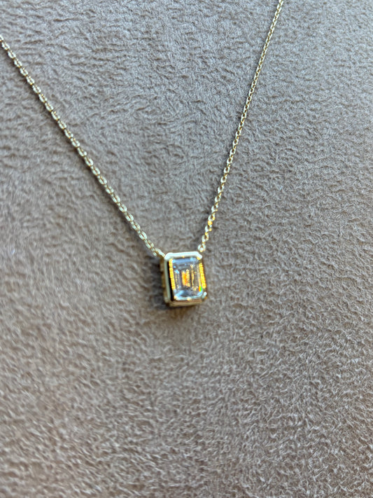 Colar La Isla Retangle Cristal