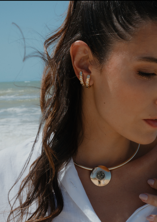 Brinco earhook organic ponto de luz