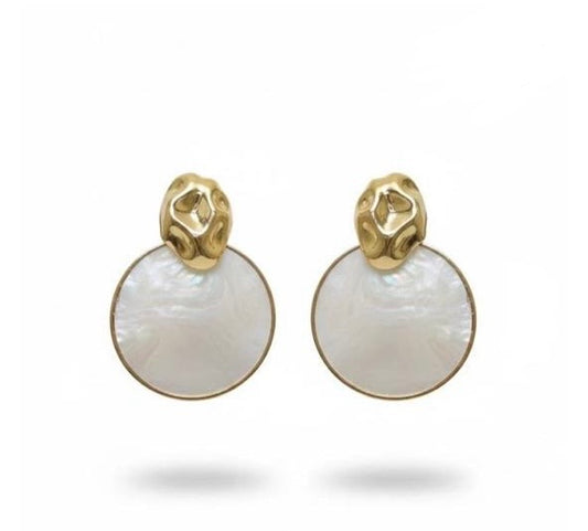 Brinco Verano Círculo Madrepérola