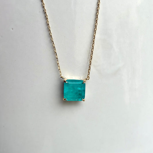 Colar Zircônia Fusion Quadrada Dourado