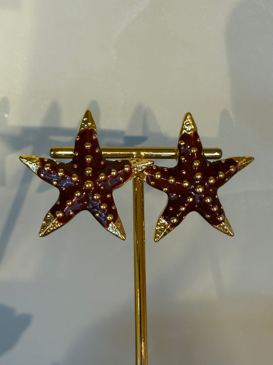 Brinco Estrela La Isla Marrom