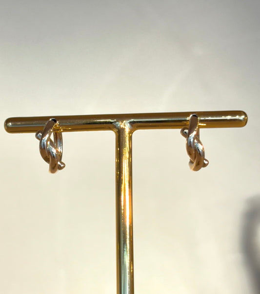 Brinco Argola Trança