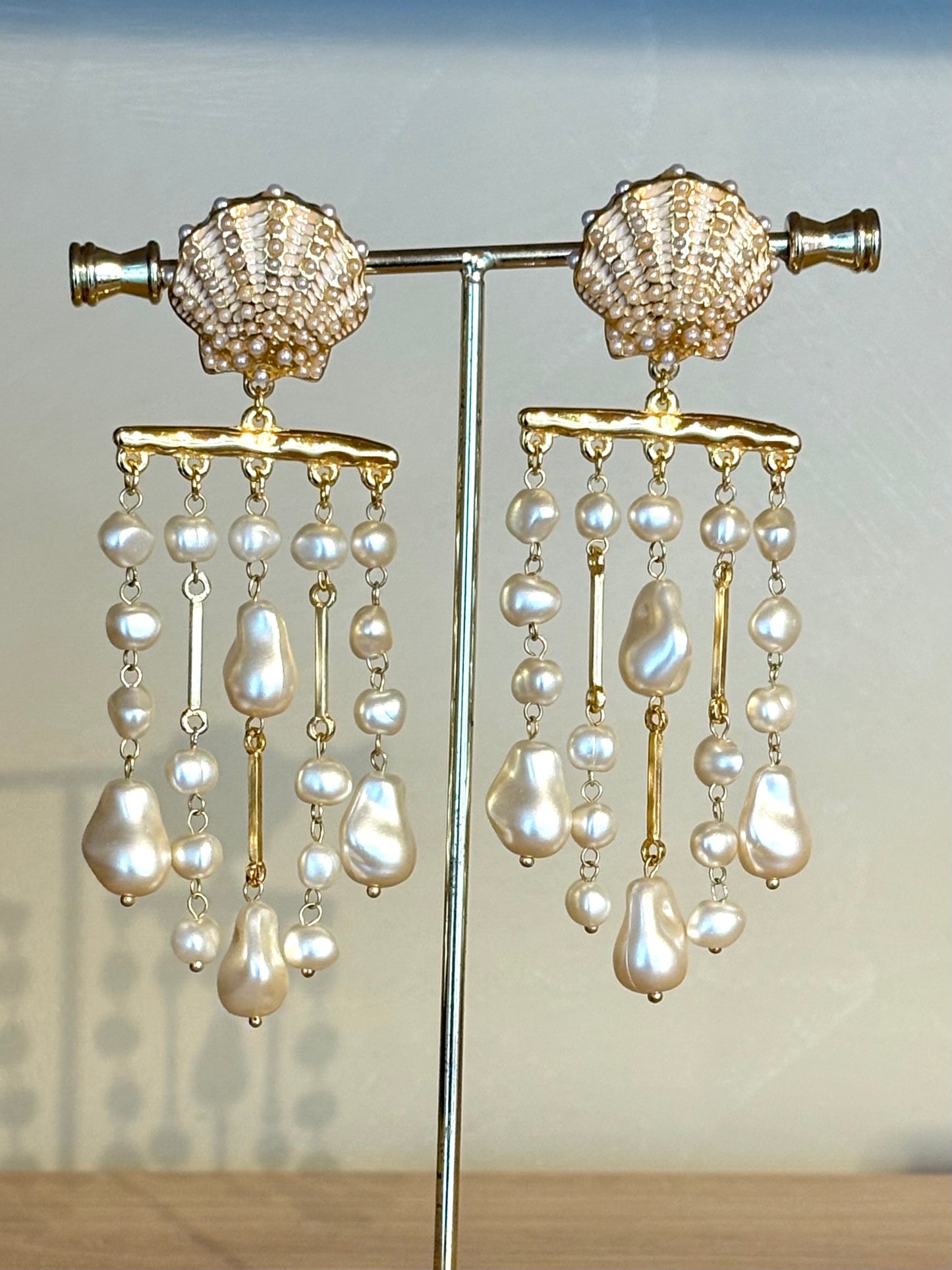 Brinco Summer Concha Pérola