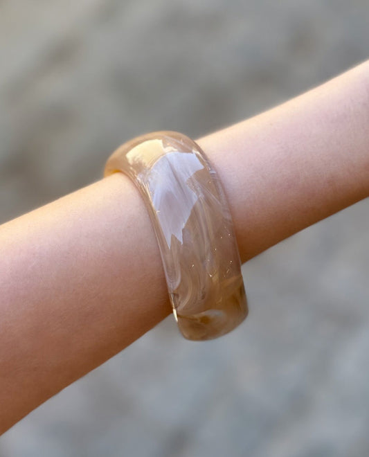 Bracelete Serene Resina Marble Riscado