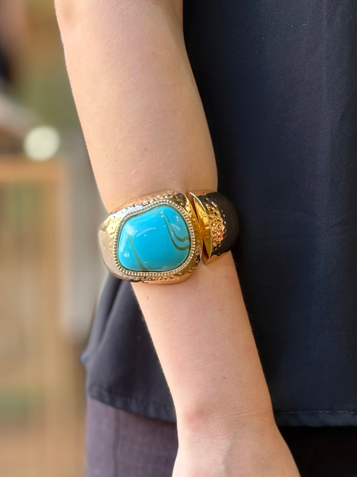 Bracelete Gaya Turquesa