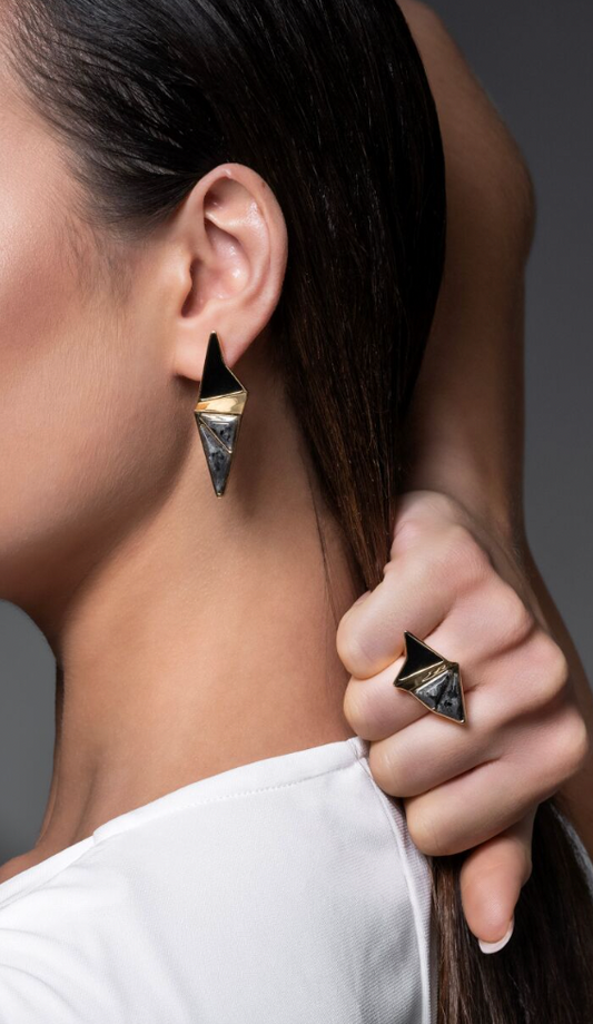 Anel Wing Labradorita