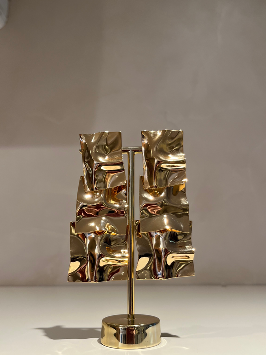 Brinco Double Square Nômade