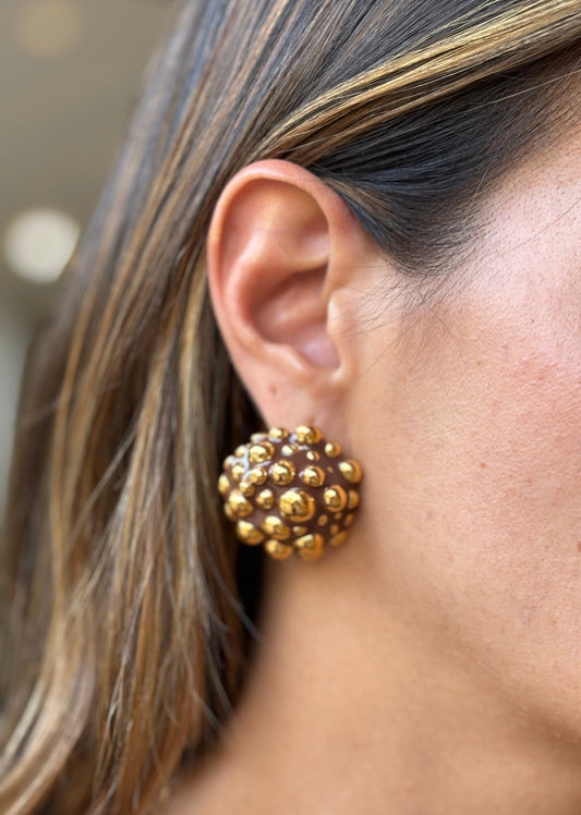 Brinco Meteor Marrom