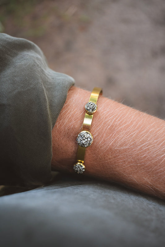 Bracelete Pirita Tierra