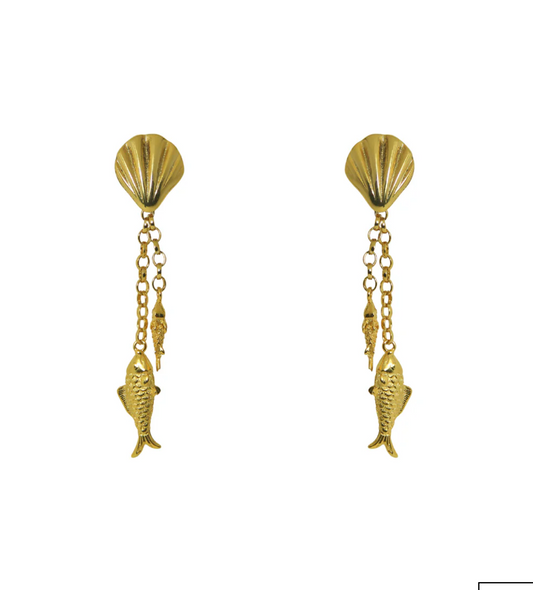 Brinco Concha Correntes Fish