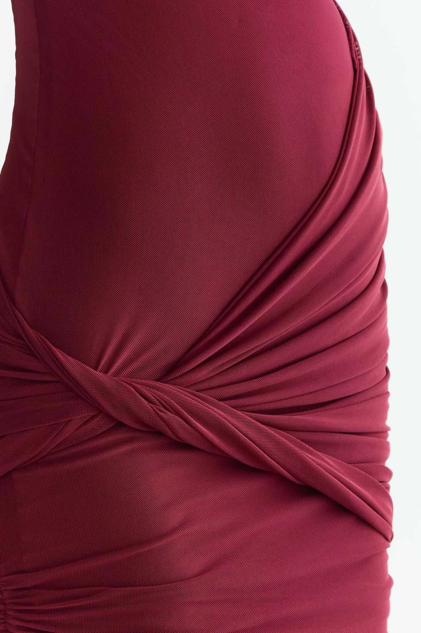 VESTIDO TULE JÚLIA BORDÔ