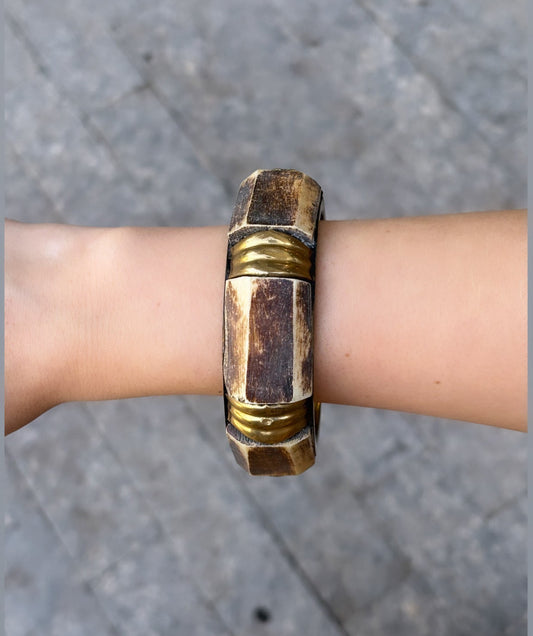 Bracelete Marble Rústico Escuro