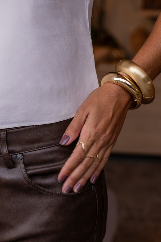 Bracelete Bold Escovado