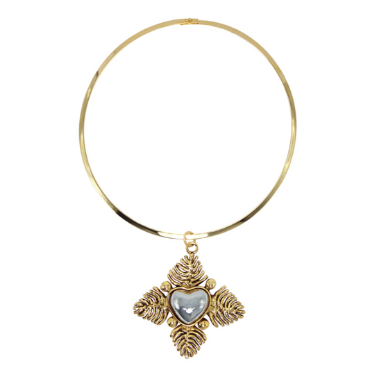 Choker Rígida Coração Tierra