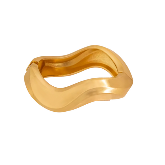 Bracelete Ondas Escovado