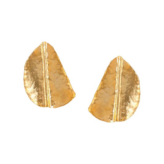 Brinco Leque Dourado Tierra