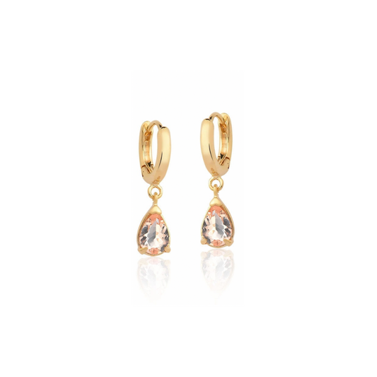 Brinco Argola Citrino