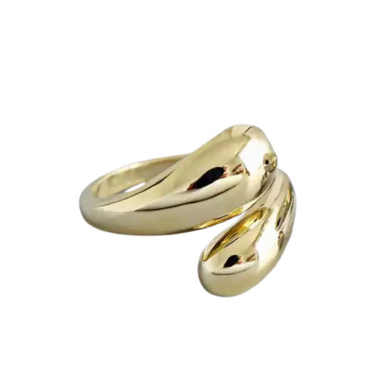 Anel Snake Dourado