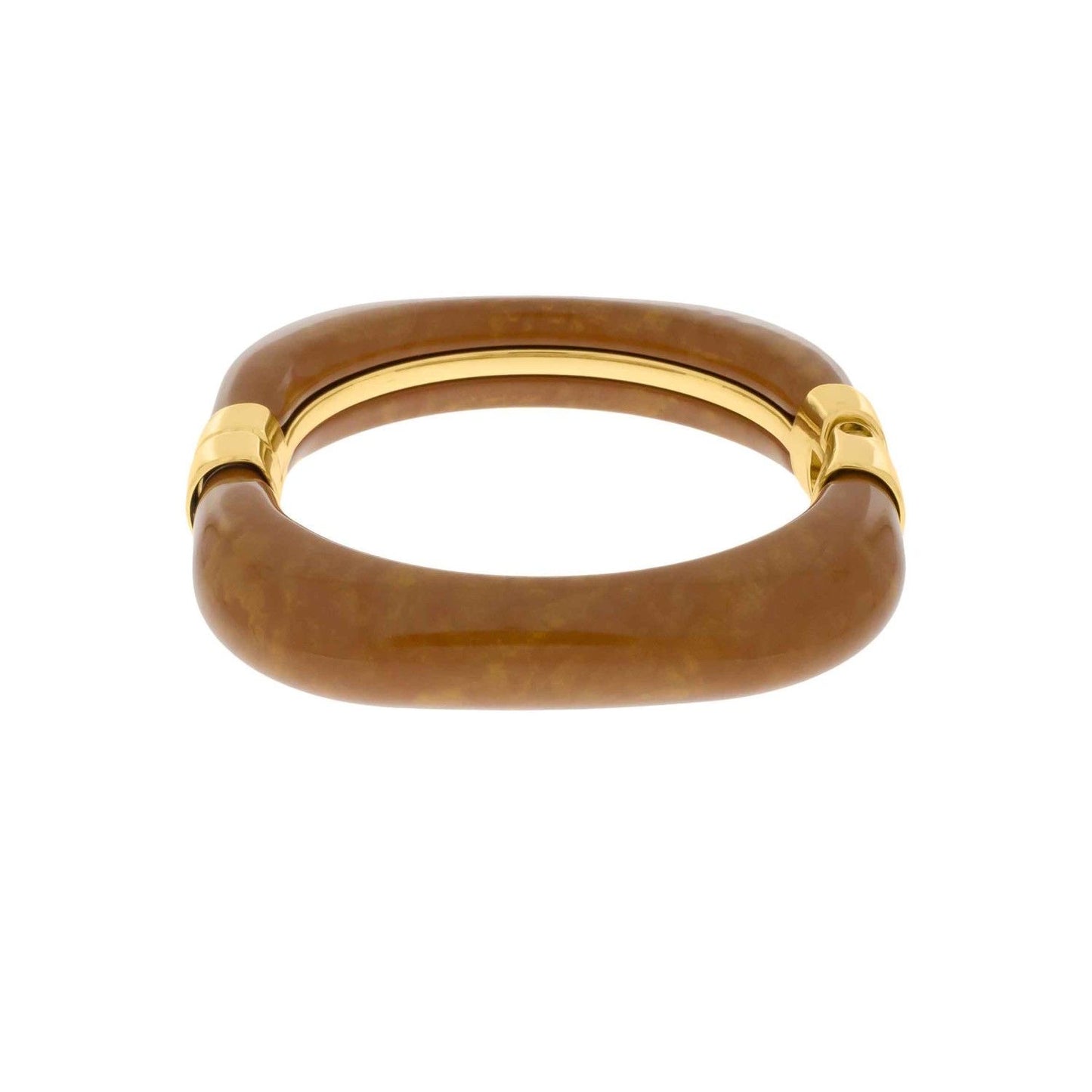 Bracelete Quadrado Resina Mescla