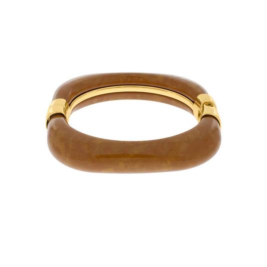 Bracelete Quadrado Resina Mescla