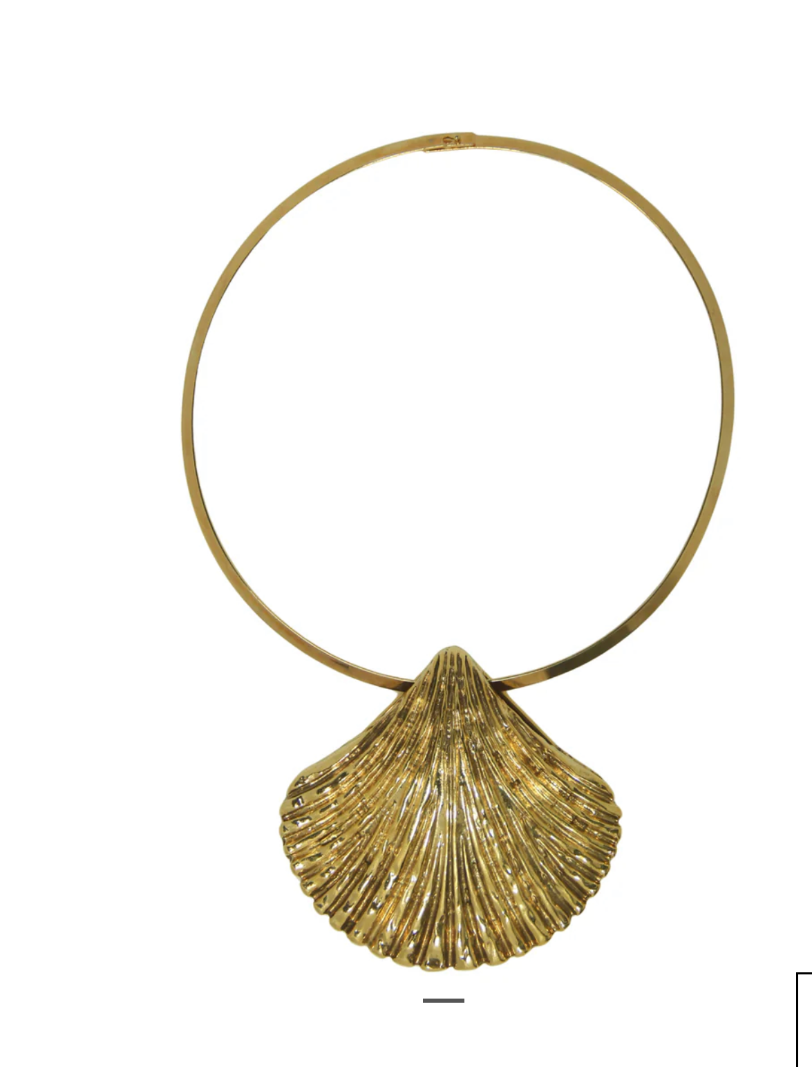 Colar Choker Rígida Concha