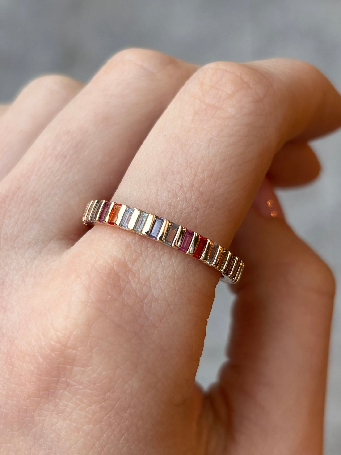 Anel Gaya Navete Colors Tam 21