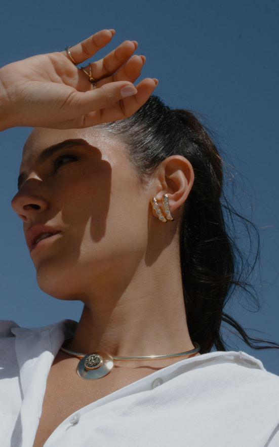 Brinco earhook organic ponto de luz