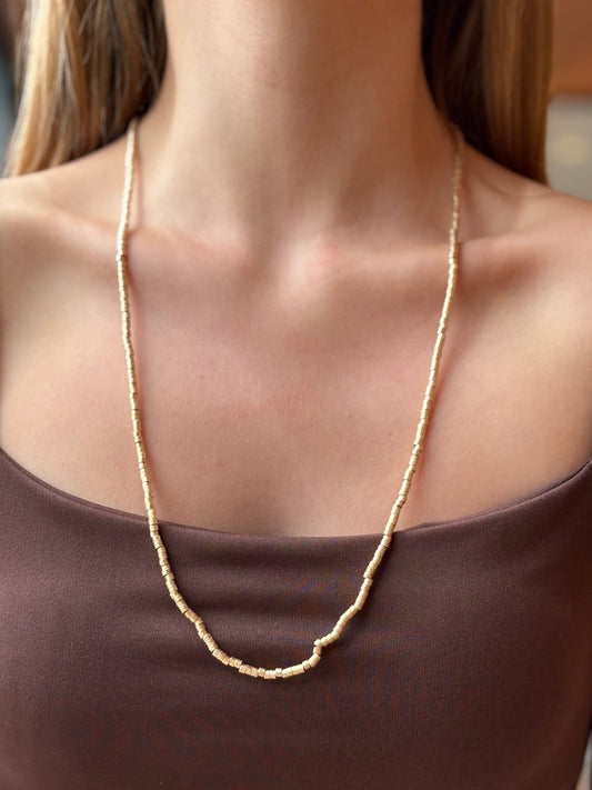 Colar Canutilho Fosco Longo