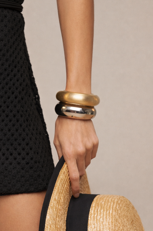 Bracelete Circle Bold prata