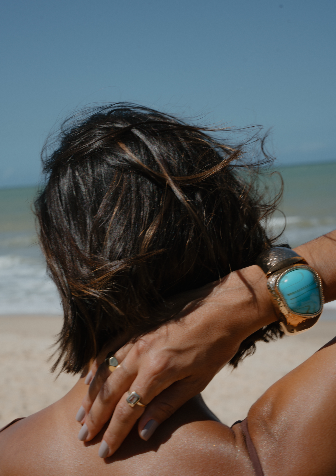 Bracelete Gaya Turquesa