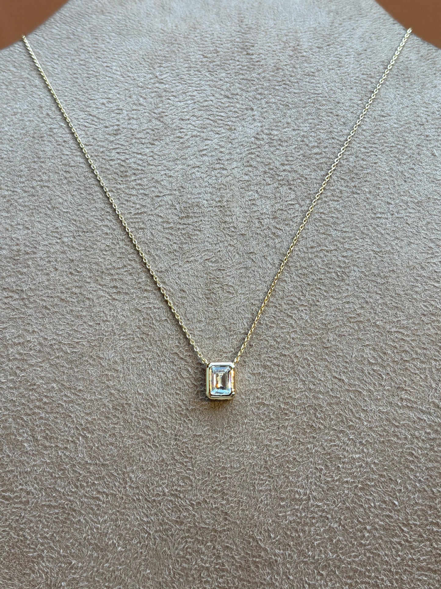 Colar La Isla Retangle Cristal