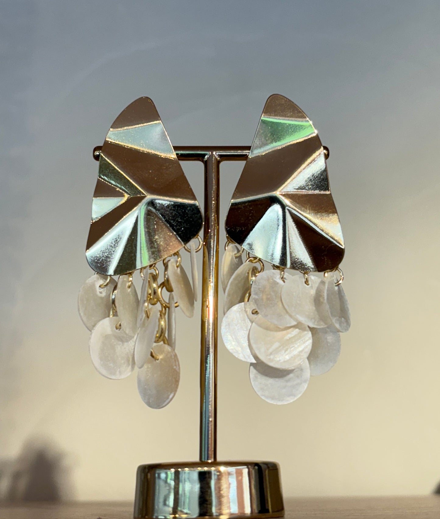 Brinco Geométric Madrepérolas