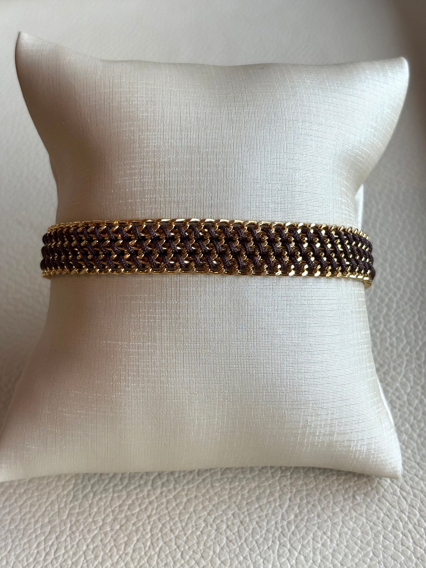 Pulseira Uxua Malha Chocolate