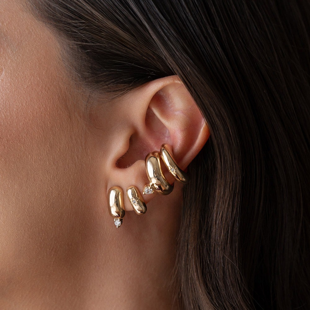 Brinco piercing star