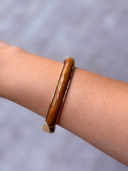 Bracelete Lara marrom mescla