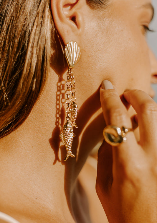 Brinco Concha Correntes Fish