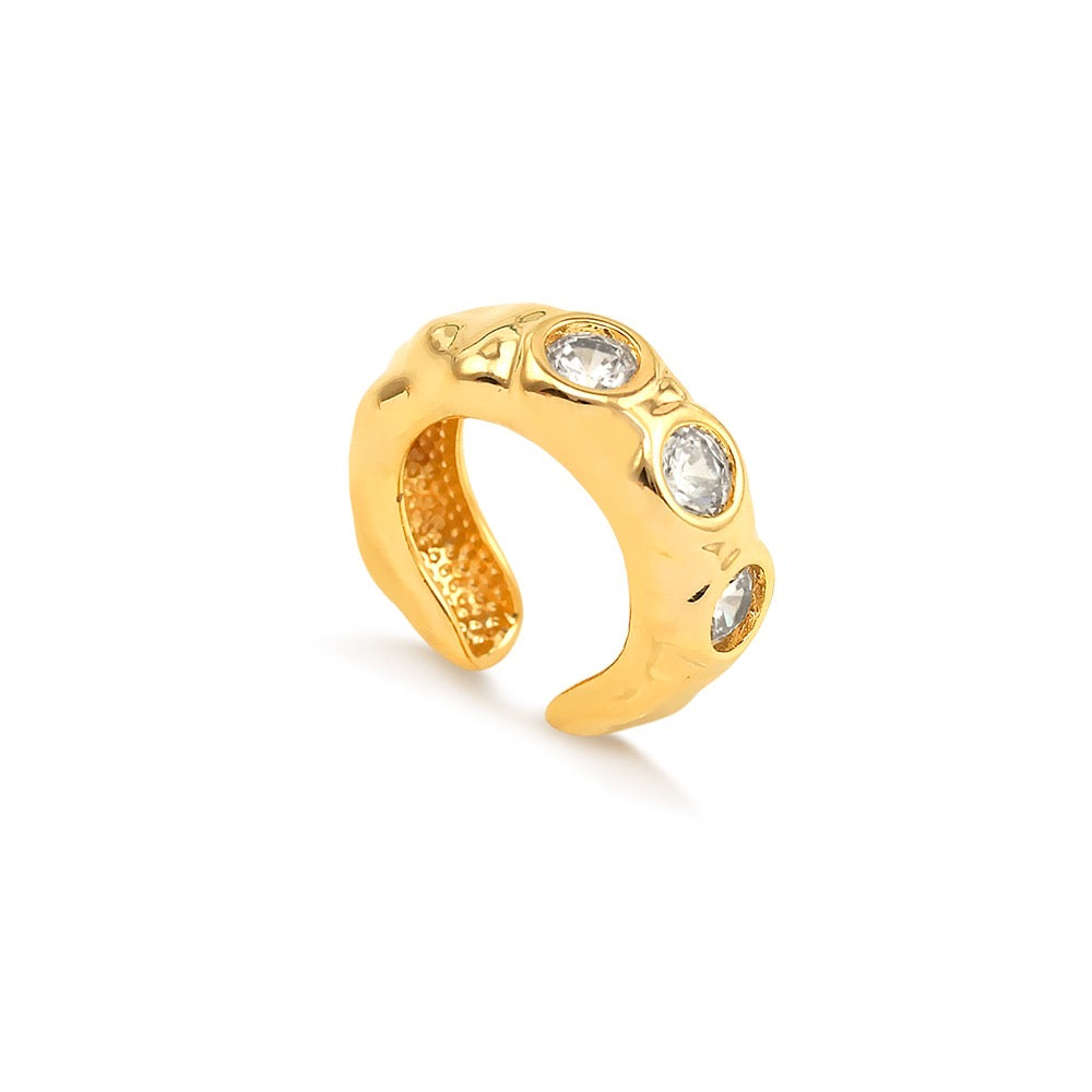 Brinco piercing organic ponto de luz