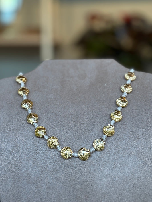 Colar Corda Nude La Isla Shell